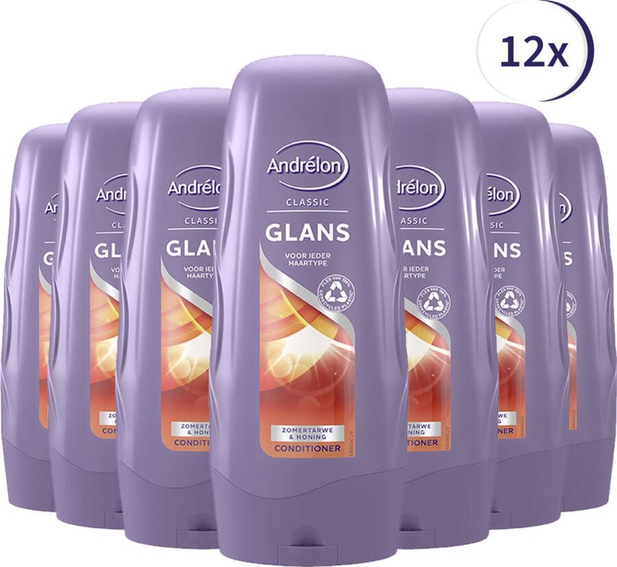 Andrélon Classic Glans Conditioner 12 x 300 ml Voordeelverpakking