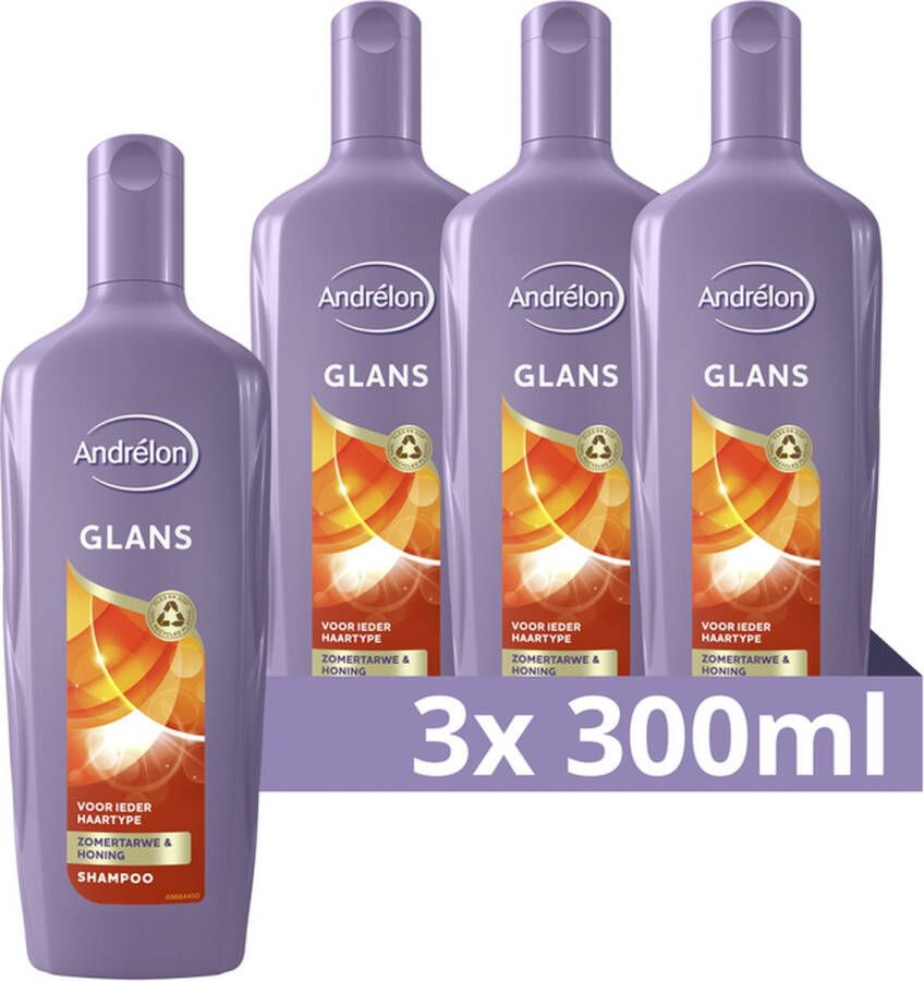 Andrélon Classic Glans Shampoo 3 x 300ml Voordeelverpakking