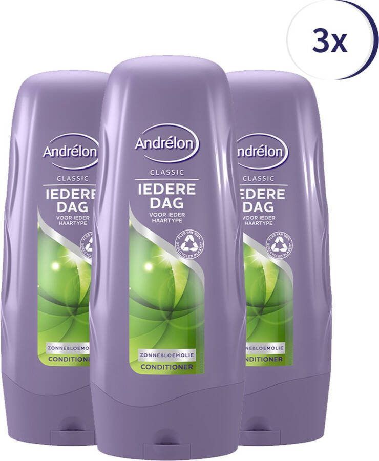 Andrélon Classic Iedere Dag Conditioner 3 x 300 ml Voordeelverpakking