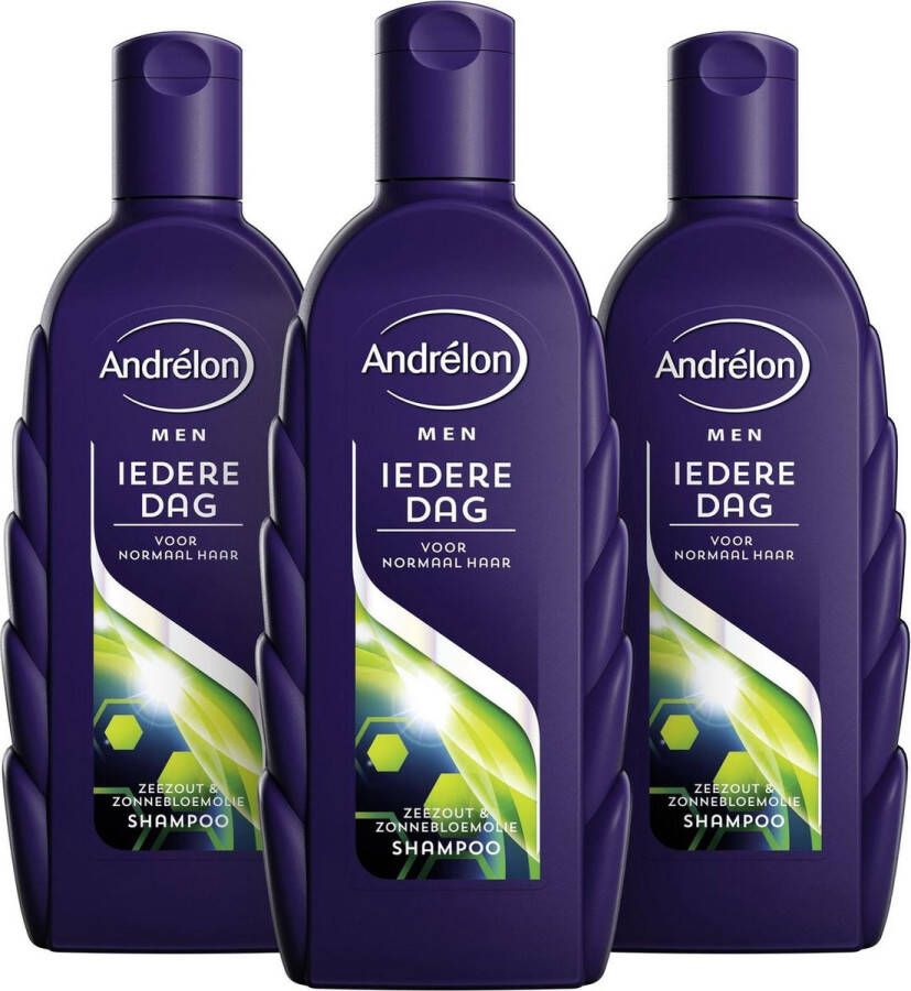 Andrélon Classic Iedere Dag For Men Shampoo 3 x 300 ml Voordeelverpakking