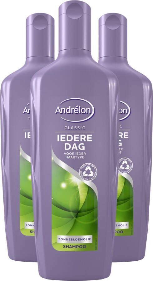 Andrélon Classic Iedere Dag Shampoo 3 x 300 ml Voordeelverpakking