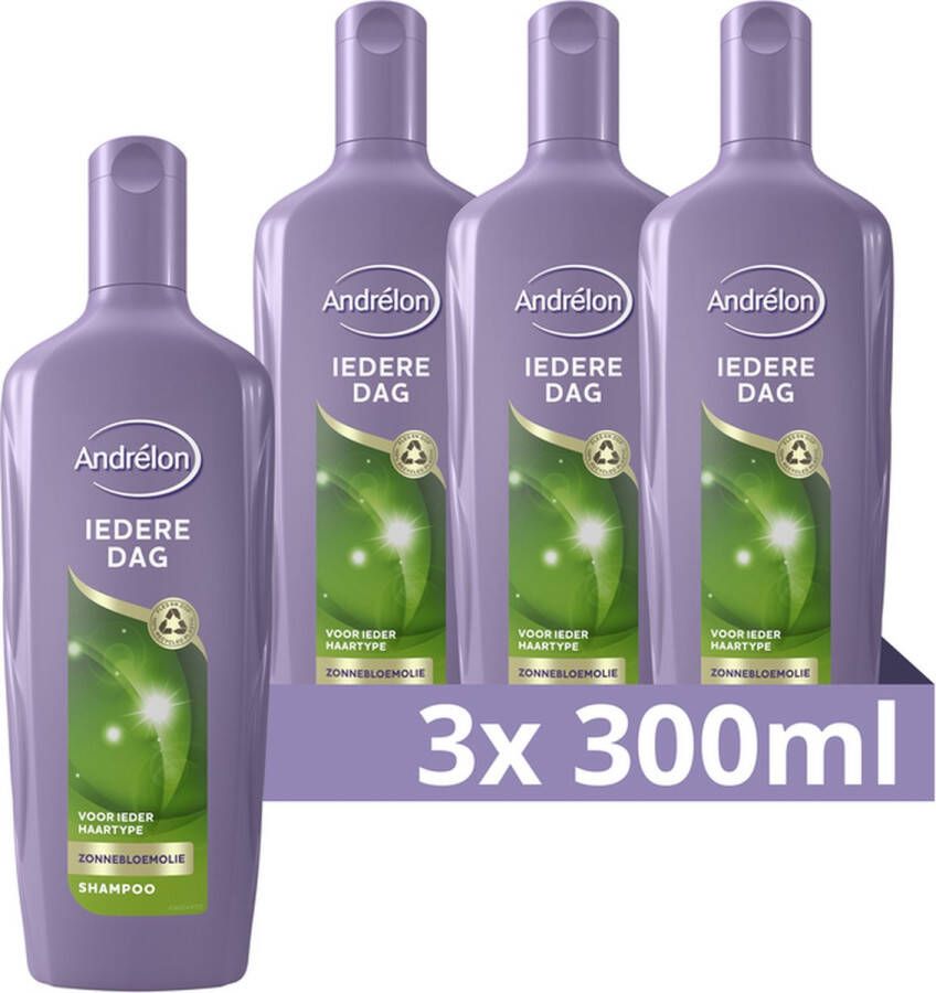 Andrélon Classic Iedere Dag Shampoo 3 x 300 ml Voordeelverpakking