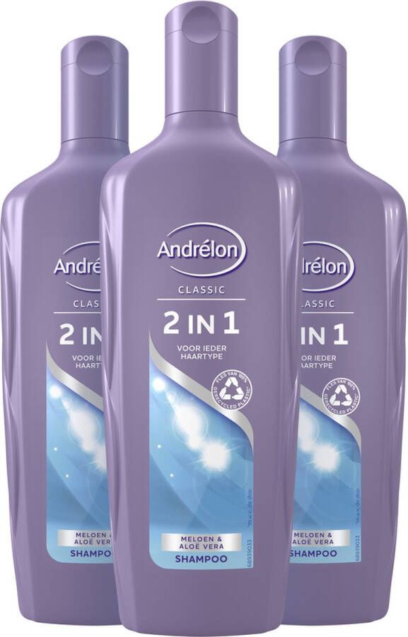 Andrélon Classic Shampoo & Conditioner 2-in-1 900ml Voordeelverpakking