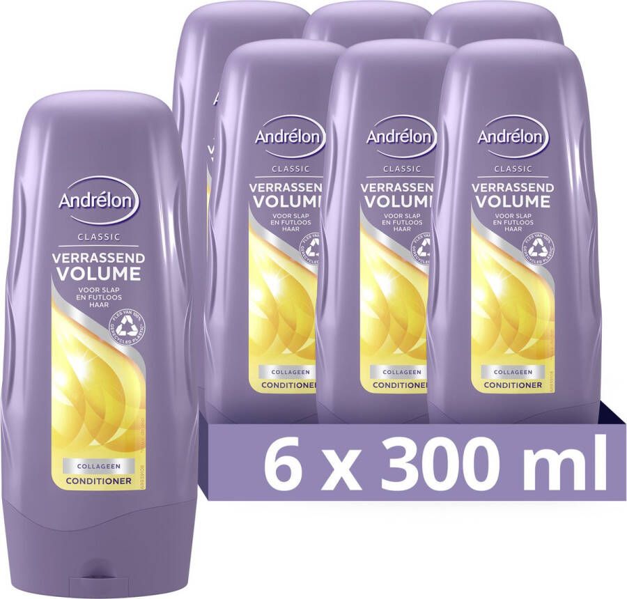 Andrélon Classic Verrassend Volume Conditioner 6 x 300 ml Voordeelverpakking