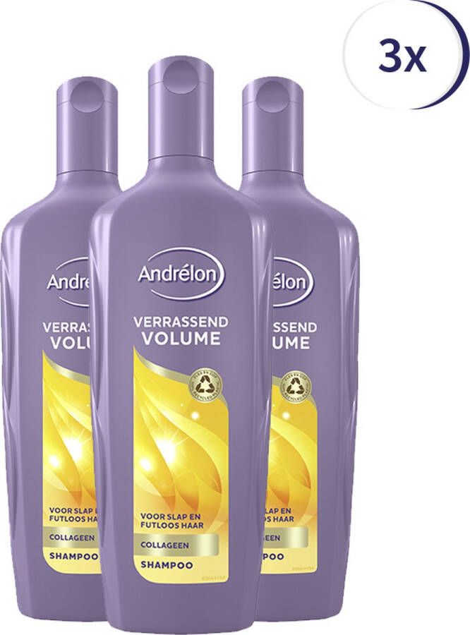 Andrélon Classic Verrassend Volume Shampoo 3 x 300 ml Voordeelverpakking
