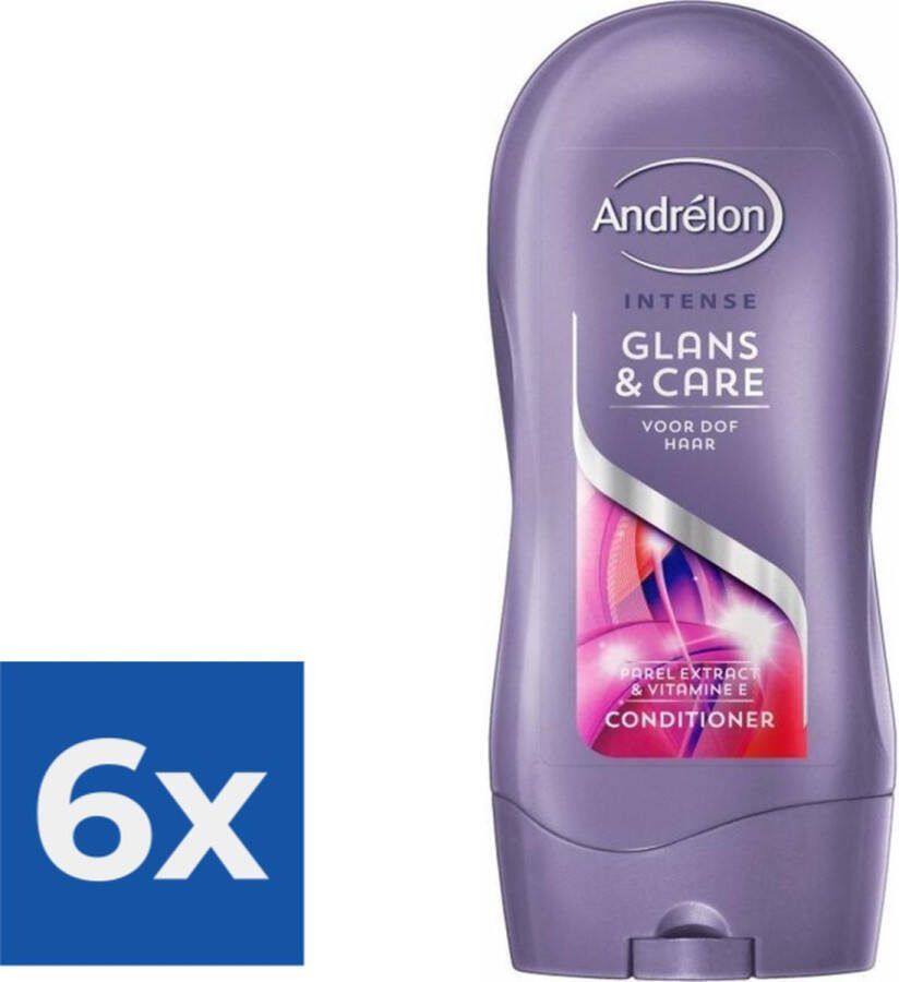 Andrélon Conditioner Glans & Care 300 ml Voordeelverpakking 6 stuks