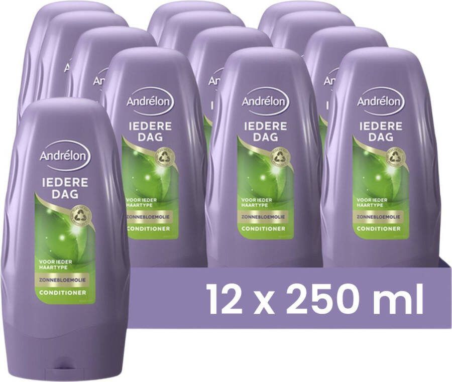 Andrélon Andrelon Conditioner Iedere Dag 250ML 12 Stuks Voordeelverpakking