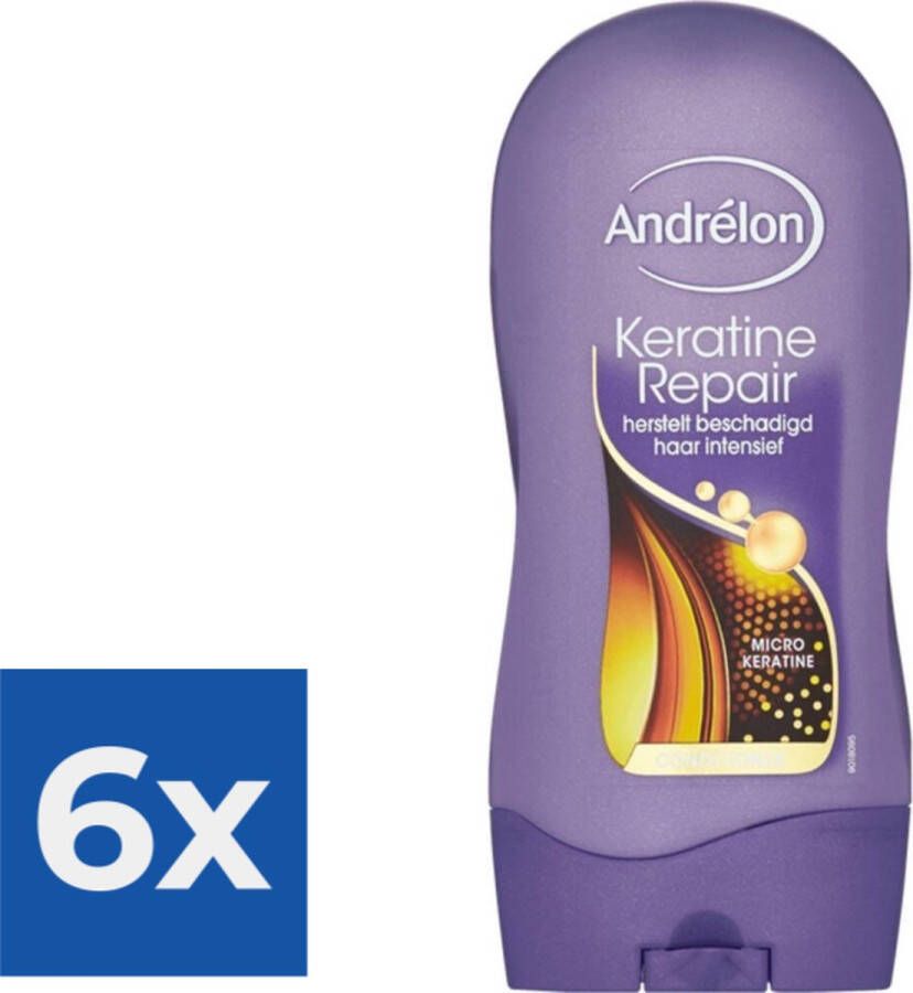 Andrélon Conditioner Keratine Repair 300 ml Voordeelverpakking 6 stuks