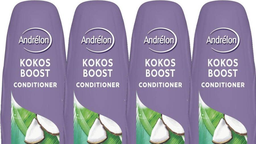 Andrélon Conditioner Kokos Boost 4 x 300 ml