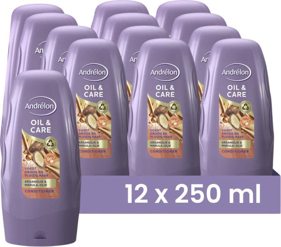 Andrélon Andrelon Conditioner Oil & Care 250ML 12 Stuks Voordeelverpakking