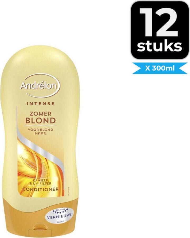 Andrélon Conditioner Zomer Blond 300 ml Voordeelverpakking 12 stuks