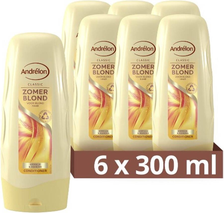 Andrélon Conditioner Zomer Blond 300 ml Voordeelverpakking 6 stuks