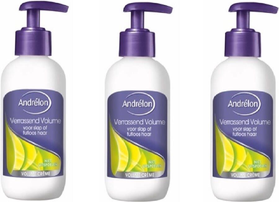 Andrélon Andrelon Crème Verrassend Volume 3 x 200ml