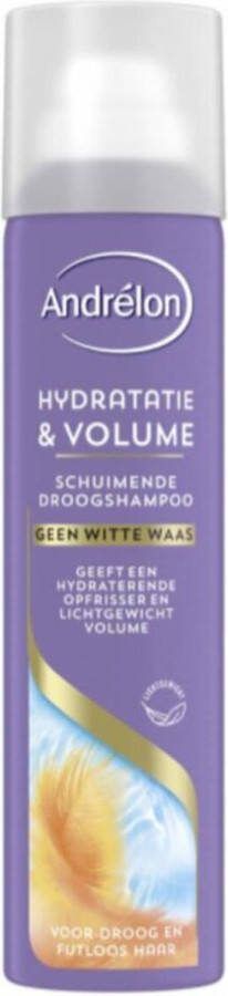 Andrélon Andrelon Droogshampoo Schuimend Hydratatie & Volume 200 ml