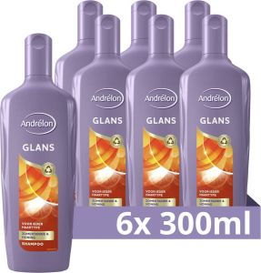 Andrélon Andrelon Glans shampoo 6 x 300 ml voordeelverpakking
