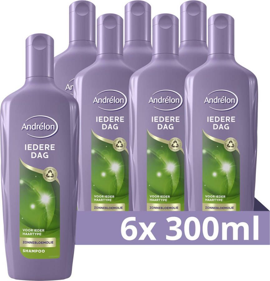Andrélon Iedere Dag shampoo 6 x 300 ml voordeelverpakking