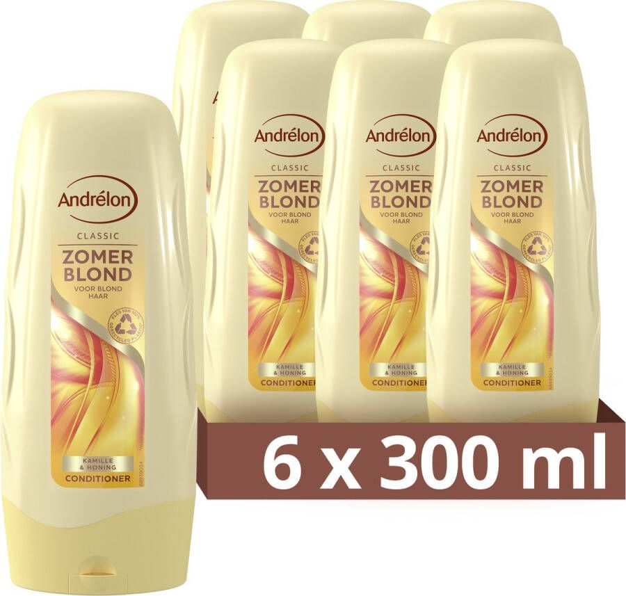 Andrélon Intense Zomer Blond conditioner 6 x 300 ml voordeelverpakking