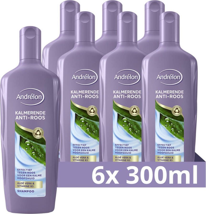 Andrélon Special Kalmerende Anti-Roos Shampoo 6 x 300 ml Voordeelverpakking