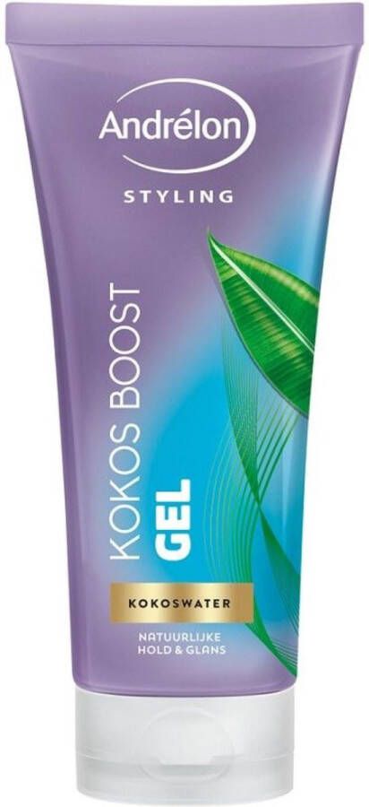 Andrélon Kokos Boost Styling Gel met Kokoswater Tube 200 ml