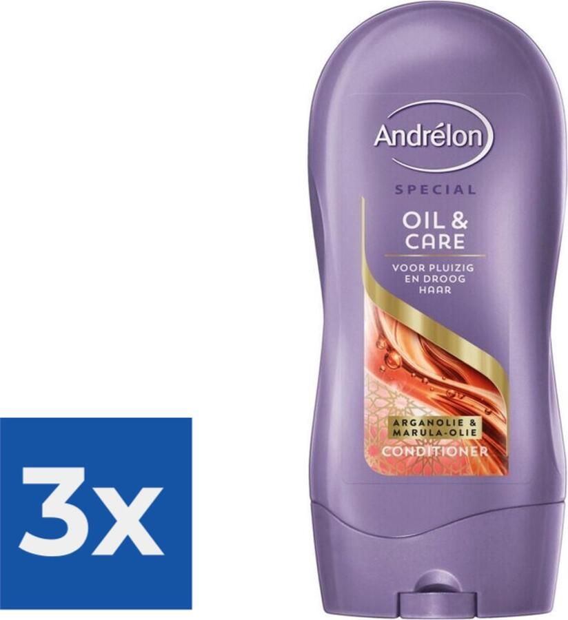 Andrélon Oil & Care Conditioner 300ml Voordeelverpakking 3 stuks