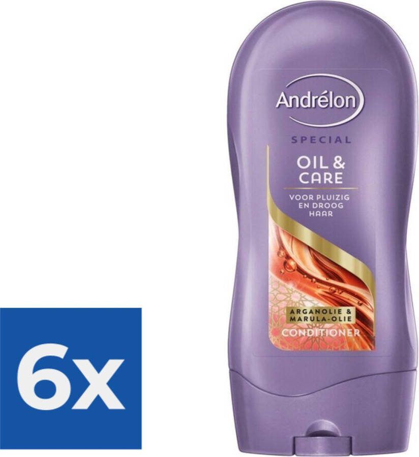 Andrélon Oil & Care Conditioner 300ml Voordeelverpakking 6 stuks