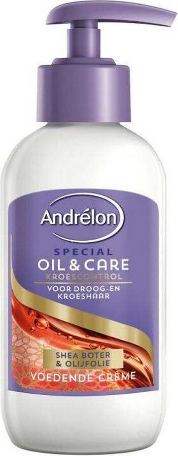 Andrélon Oil & Care- voedende crème met Arganolie en Marula olie 200ml