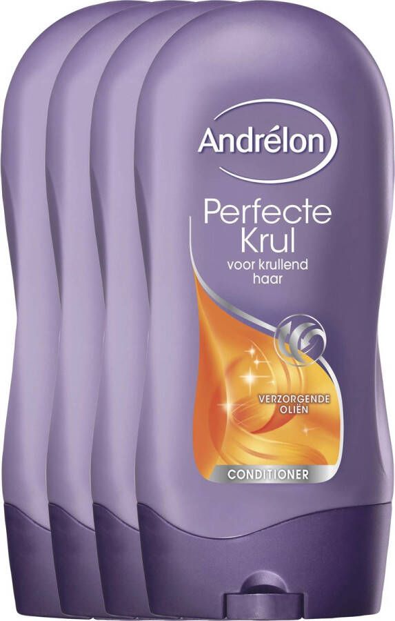 Andrélon Perfecte Krul 4 x 300 ml Conditioner Voordeelverpakking