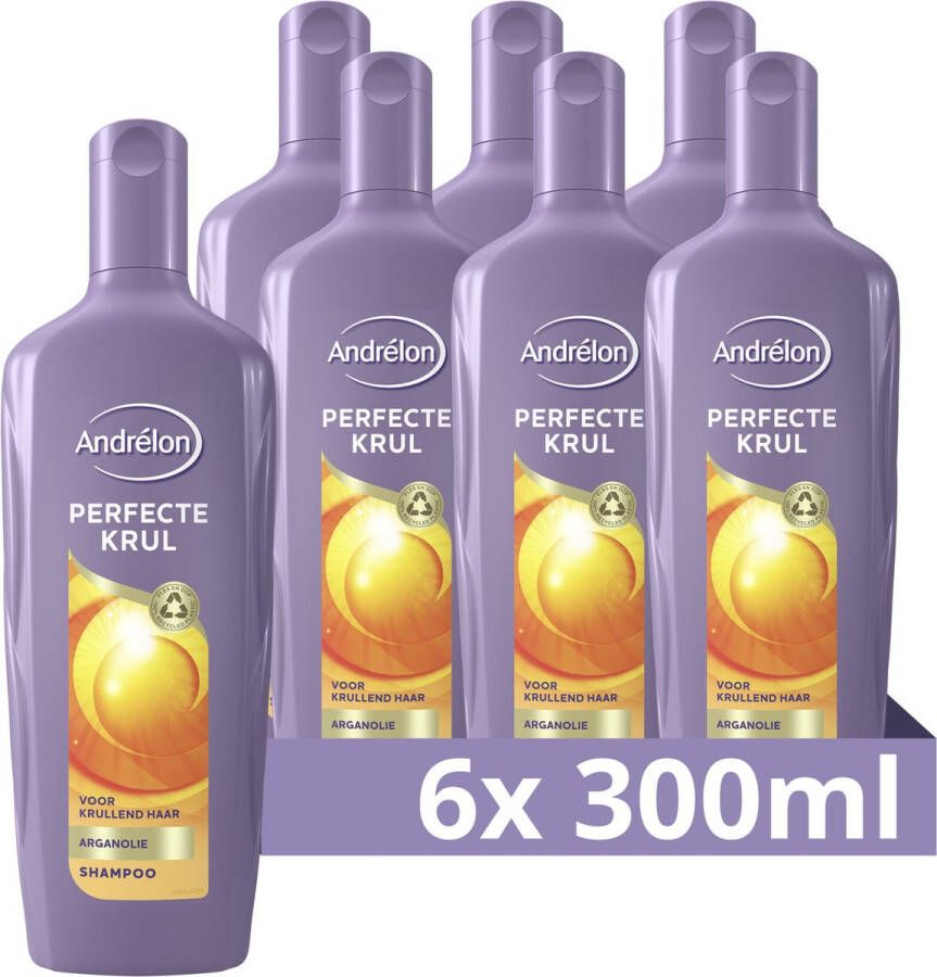 Andrélon Classic Perfecte Krul Shampoo 6 x 300 ml Voordeelverpakking