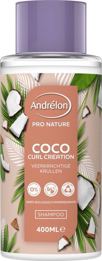 Andrélon Pro Nature Coco Curl Shampoo Creation 400 ml