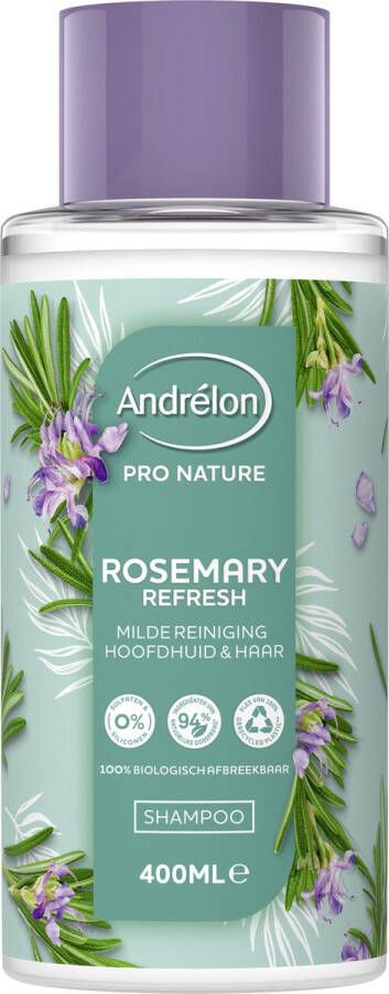 Andrélon Pro Nature Rosemary Shampoo Refresh 400 ml