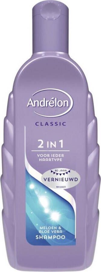 Andrélon Andrelon Shampoo – 2 in 1 Meloen en Aloe Vera 300 ml