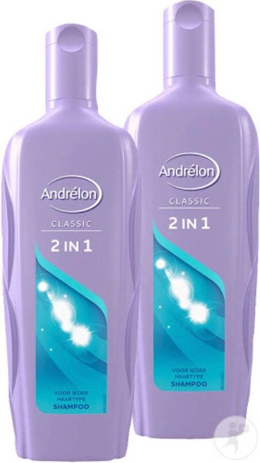 Andrélon Shampoo Classic Meloen & Aloë Vera 2 x 300 ml