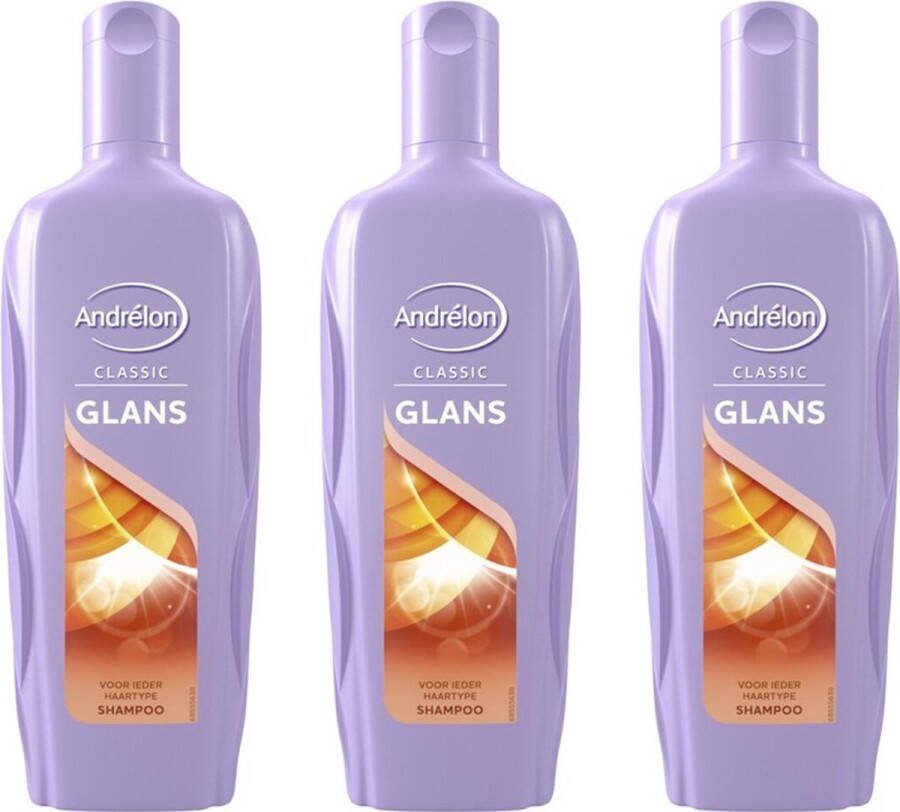 Andrélon Andrelon Shampoo Glans 3 x 300 ml