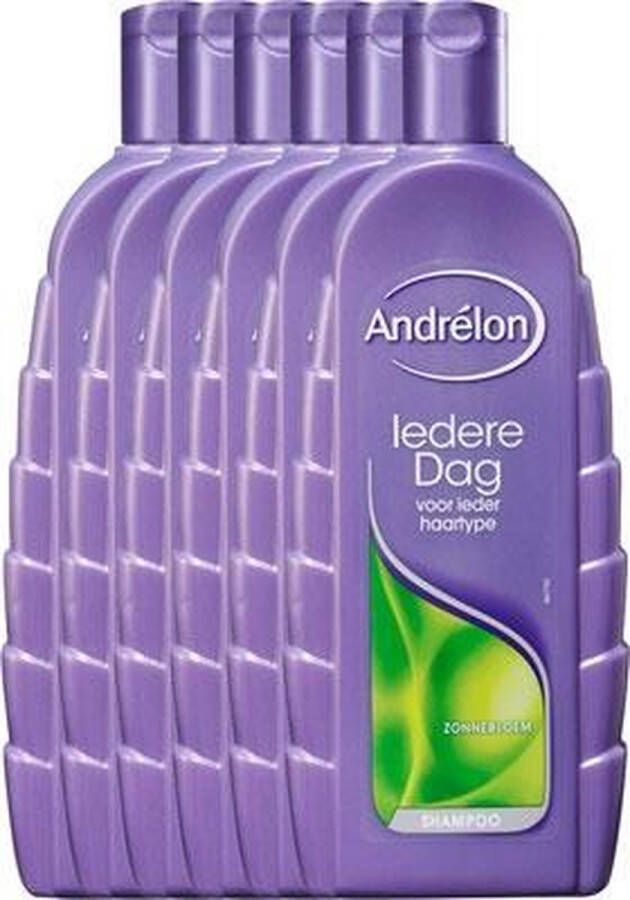 Andrélon Classic Iedere Dag Shampoo Voor Ieder Haartype 6 x 300 ml Voordeelverpakking