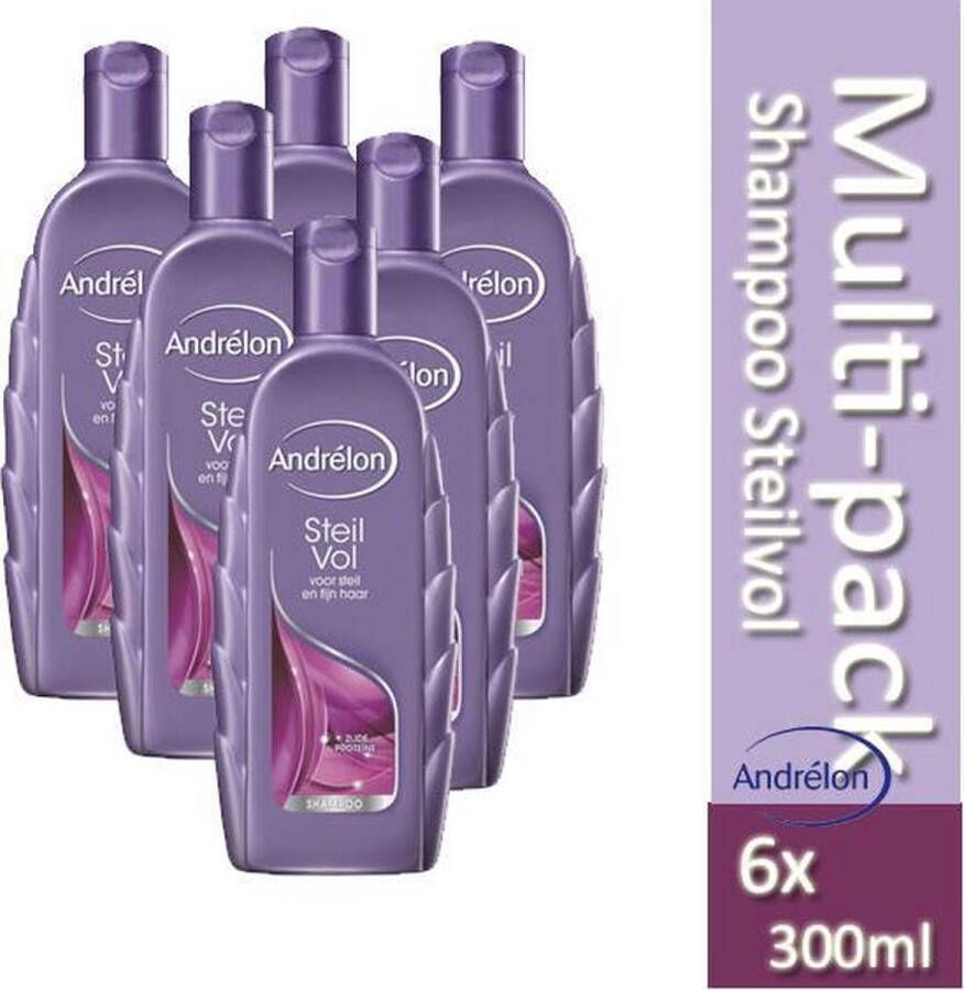 Andrélon Shampoo Steilvol 6 x 300ml