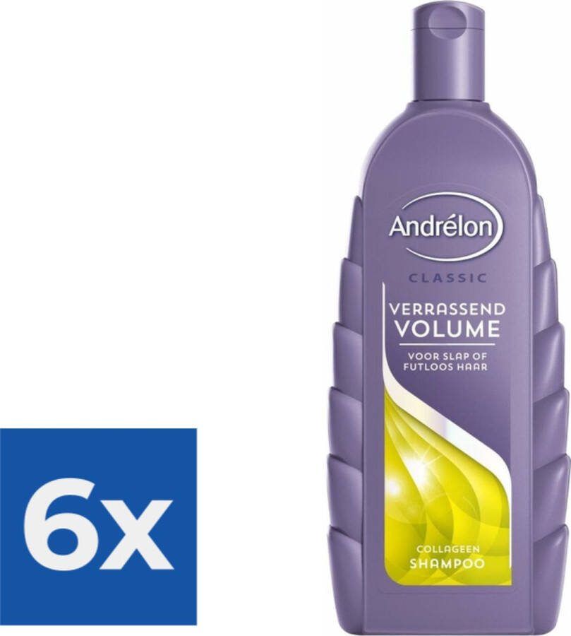 Andrélon Shampoo Verrassend Volume 300 ml Voordeelverpakking 6 stuks