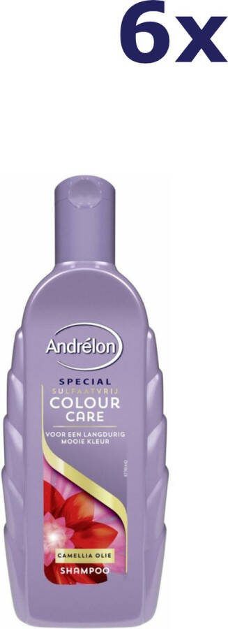 Andrélon Andr�lon Special Colour Care Sulfaatvrij Shampoo 6 x 300 ml Voordeelverpakking