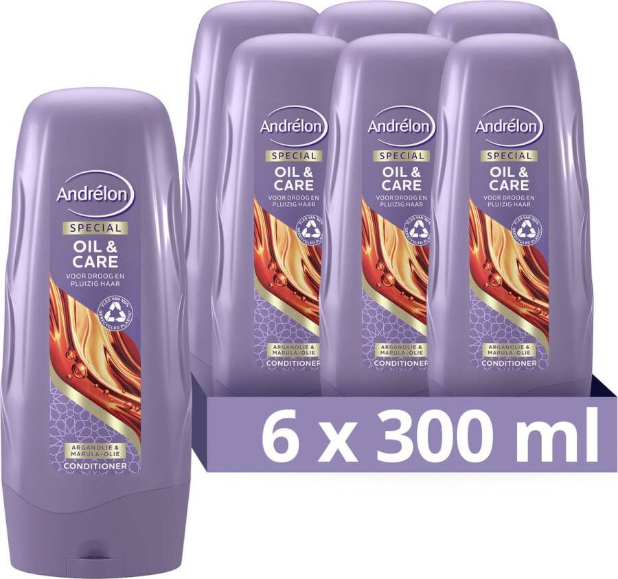 Andrélon Special Oil & Care conditioner 6 x 300 ml voordeelverpakking