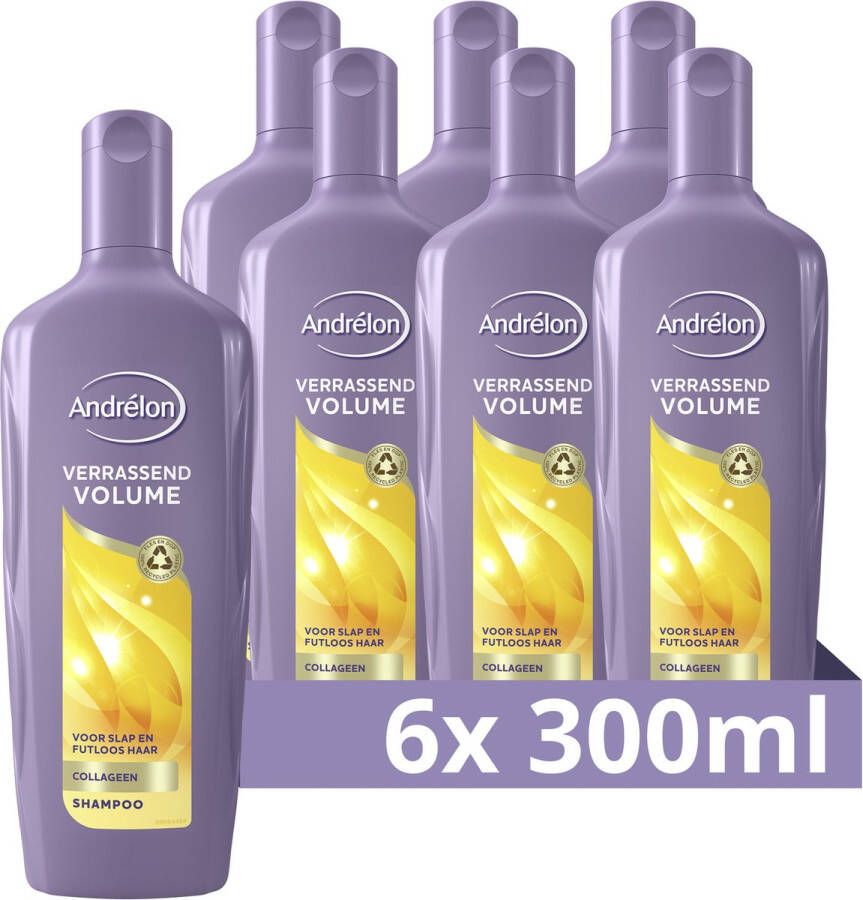 Andrélon Verrassend Volume Shampoo 6 x 300 ml Voordeelverpakking