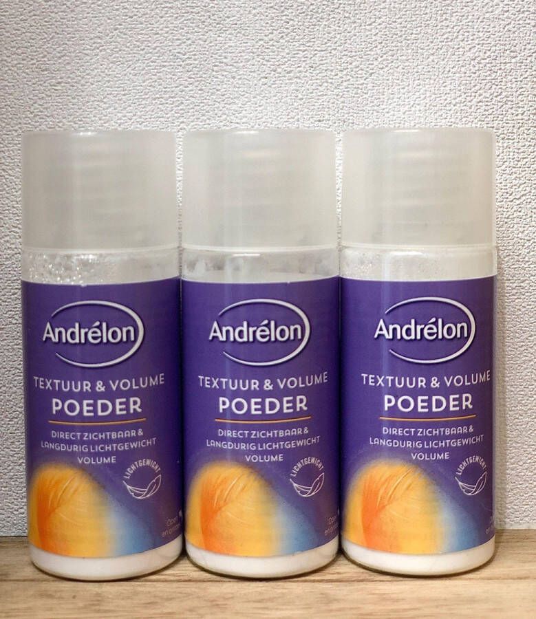 Andrélon Volume Haar Poeder Textuur 3 x 7gr