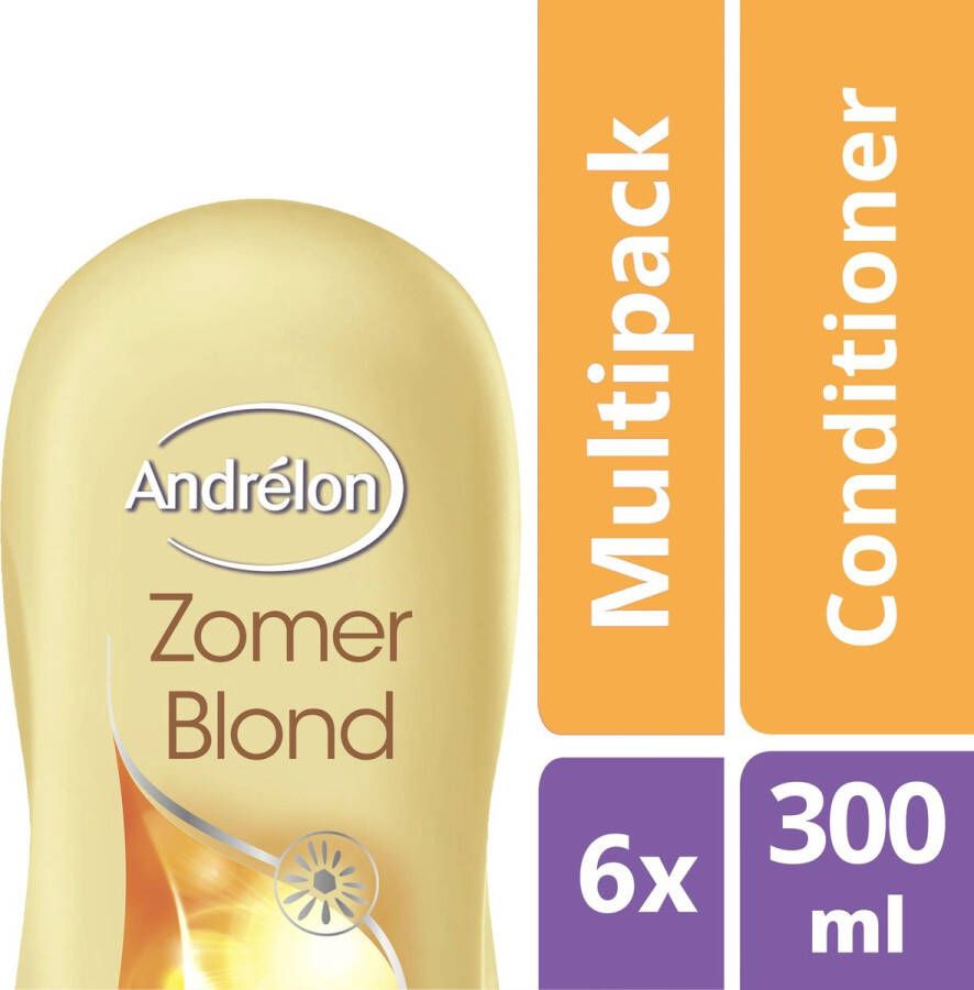 Andrélon Zomerblond 6 x 300 ml Conditioner Voordeelverpakking