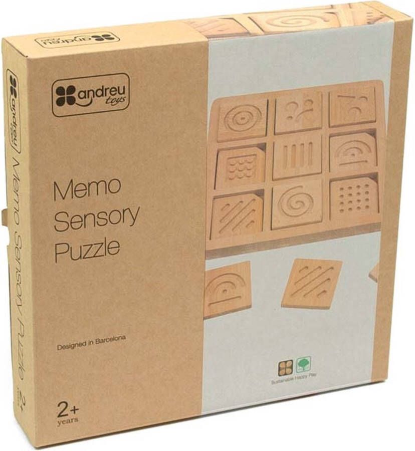 Andreu Toys ANDREU Memo sensorische puzzel