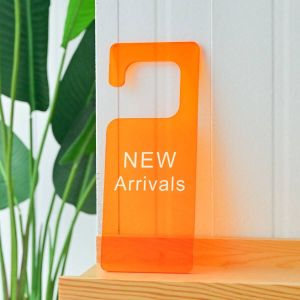 Andriez New Arrival Hanger Oranje In Stock Kledingwinkel Winkel Bord Acryl Plexiglas Kledinghanger