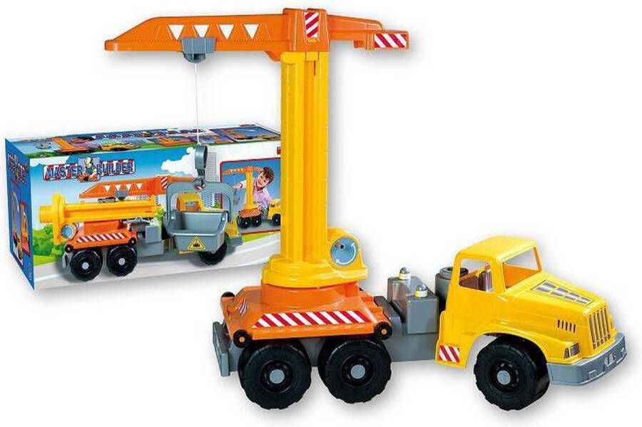Androni Mega Kraanwagen Zandbak Speelgoed Vrachtwagen Hijskraan