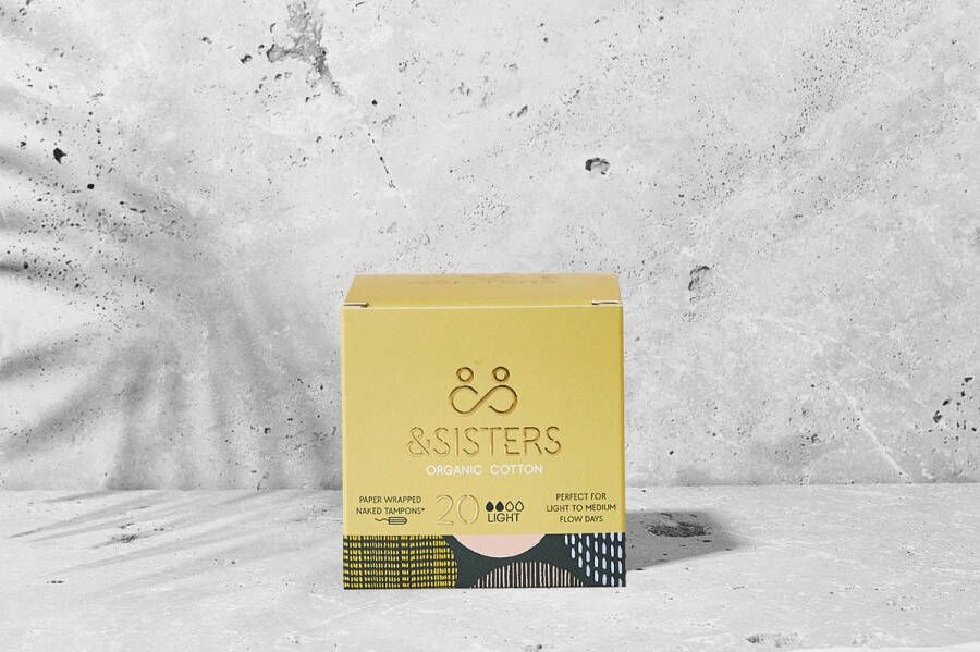 AndSisters &sisters Tampons Light 100% Biologisch Katoen