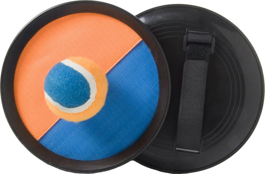 Longfield Games Angel Toys vangspel klittenband oranje-blauw 20 cm