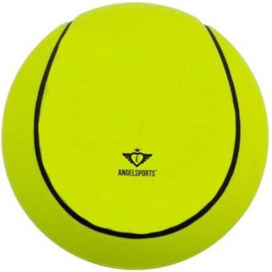 Angel Sports Tennisbal zacht foambal 12 5 centimeter geel