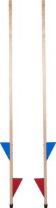 Angel Toys Stelten blauw rood gemaakt van beukenhout 170 cm verstelbaar
