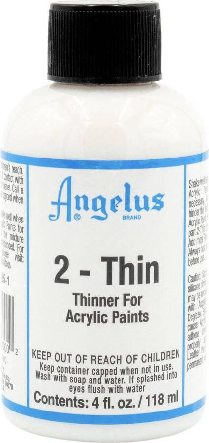 Angelus 2Thin verdunner voor leerverf op acrylbasis 118ml