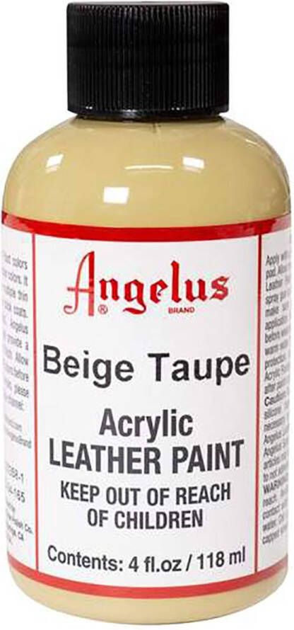 Angelus Leather Acrylic Paint textielverf voor leren stoffen acrylbasis Beige Taupe 118ml